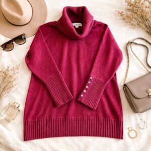 David Brooks Merino Wool Cowl Neck Sweater | Cozy Quiet Luxury | 1X